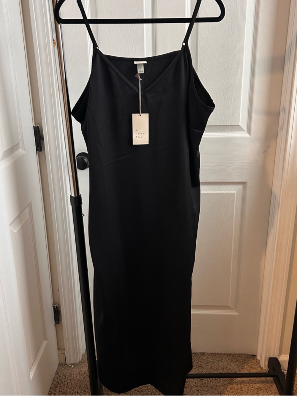 A new day black slip dress